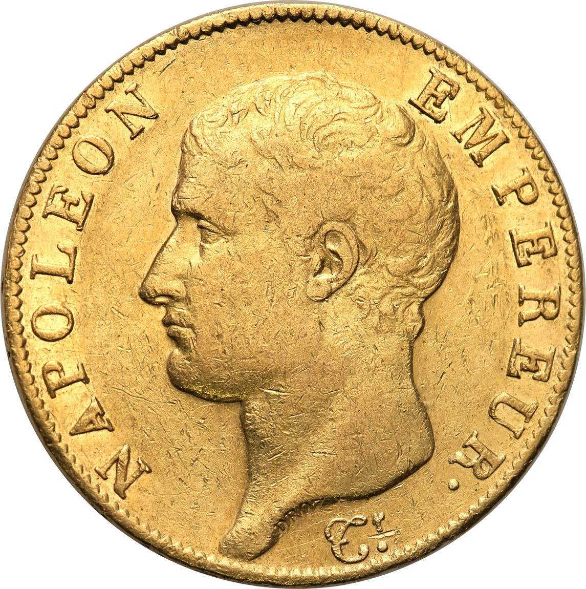 Francja. Napoleon Bonaparte (1804-1815). 40 franków AN 13 (1804) A, Paryż